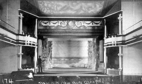 Hills Opera House - Old Photo (newer photo)